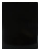 Папка с 40 прозр.вклад. Бюрократ Black&White BWBPV40BLCK A4 пластик 0.8мм черный/белый