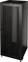 Шкаф серверный Lanmaster Business (TWT-CBB-47U-8X12-P1) напольный 47U 800x1200мм пер.дв.перфор. задн.дв.перфор.2-хст. 2 бок.пан. 800кг черный 1126мм 142.2кг 2277мм IP20 сталь