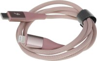 Кабель Solove DW5 DW5 PINK RUS USB Type-C (m)-Lightning (m) 1м розовый