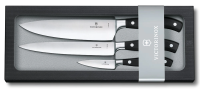 Набор ножей кухон. Victorinox Grand Maitre Chefs 7.7243.3 (7.7243.3) компл.:3предм. черный подар.коробка