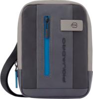 Сумка мужская Piquadro Urban CA3084UB00/NGR черная/серая натур.кожа