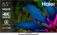 Телевизор QLED Haier 65" Smart TV S6 Frameless серый 4K Ultra HD 144Hz MEMC DVB-T DVB-T2 DVB-C DVB-S DVB-S2 USB WiFi Smart TV