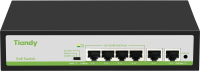 Коммутатор Tiandy TC-P3S06 F/0420/AT/55/V2.0 (L2) 6x100Мбит/с 4PoE 55W неуправляемый