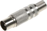 Штекер антенный Premier 4-010/1 Coax (m) серебристый