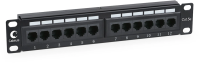 Патч-панель Cabeus PL-12-CAT.5E 10"-DUAL 10" 1U 12xRJ45 кат.5E UTP