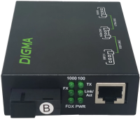 Медиаконвертер Digma DMC-1G53-20B