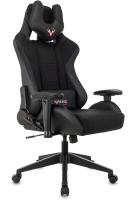Кресло игровое Zombie Viking 4 Aero черный ткань/эко.кожа с подголов. крестов. пластик