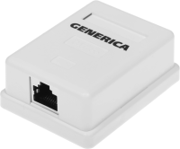 Розетка ITK CS2-1C5EF-12-G настенная 49.2x62.5x25.2мм крышка RJ45 пластик белый (упак.:1шт)