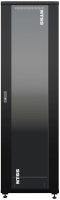 Шкаф коммутационный NTSS Премиум (NTSS-R42U6060GS-1BL) напольный 42U 600x600мм пер.дв.стекл металл 900кг черный 510мм 86кг 1987мм 20 металл