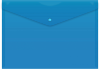 Конверт на кнопке Silwerhof Eco SE-PK120/BLU A4 пластик 0.12мм синий