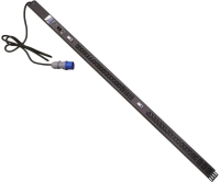 Блок распределения питания Lanmaster TWT-PDVMT1-6X36-32A верт.размещ. 6xC19 36xC13 с мониторингом 32A IEC 309 3м