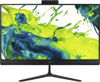 Моноблок Acer Aspire C24B-GMTL 23.8" Full HD Core Ultra 5 115U (1.5) 16Gb SSD512Gb Graphics Eshell GbitEth WiFi BT клавиатура мышь Cam черный 1920x1080