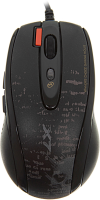 Мышь A4Tech V-Track F5 черный/рисунок оптическая 3000dpi USB 6but