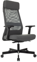 Кресло эргономичное Бюрократ T-995 серый TW-04 Neo Grey сетка/ткань с подголов. крестов. металл черный