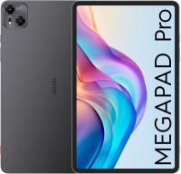 Планшет Tecno MegaPad Pro T1201 G100 (2.2) 8C RAM8Gb ROM128Gb 12" IPS 2000x1200 4G Android 15 серый 13Mpix 5Mpix BT WiFi microSD 512Gb GPRS EDGE 10000mAh 8hr