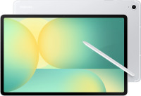 Планшет Samsung Galaxy Tab S10 FE+ SM-X626B 1580 (2.9) 8C RAM8Gb ROM128Gb 13.1" TFT 2880x1800 5G eSIM Android 15 серебристый 13Mpix 12Mpix BT WiFi microSD 1Tb 10090mAh