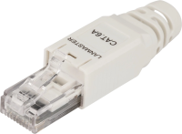 Коннектор Lanmaster LAN-TMP-U6A-WH полев. RJ45 кат.6A UTP бел. (упак.:1шт)