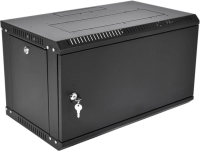 Шкаф коммутационный ЦМО ШРН-Эконом (ШРН-Э-9.350.1-9005) настенный 9U 600x350мм пер.дв.металл 85кг черный 300мм 13.5кг 180град. 476мм IP20 металл
