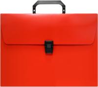 Портфель Бюрократ -BPP01RED 1 отдел. A4 пластик 0.7мм красный