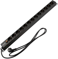 Блок распределения питания Rexant 04-0205-2 верт.размещ. 13xSchuko базовые 16A Schuko 2м