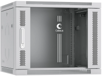 Шкаф коммутационный Cabeus (SH-05F-9U60/35) настенный 9U 600x350мм пер.дв.стекл 60кг серый 290мм 17кг 501мм IP20 сталь