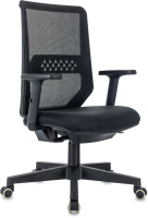 Кресло эргономичное Бюрократ MC-611N черный TW SQU BL сетка/ткань крестов. пластик