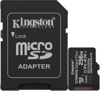 Флеш карта microSDXC 256GB Kingston SDCS3/256GB Canvas Select Plus V10 A1 + adapter