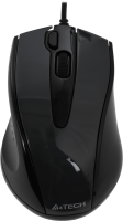 Мышь A4Tech V-Track Padless N-500FS черный оптическая 1200dpi silent USB 3but