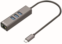 Разветвитель USB-C Origo OU330N 3порт. серый (OU330N/A1A)