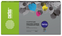 Картридж струйный Cactus CS-EPT973200 T9732 голубой (330мл) для Epson WorkForce WF-C869RD3TWFC/WF-C869RDTWF с чипом