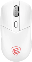 Мышь MSI Versa 300 W белый оптическая 26000dpi беспров. BT/Radio USB 6but (S12-4301620-CLA)