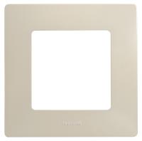 Рамка Legrand Etika 672511 накладная 1x ABS пластик слоновая кость