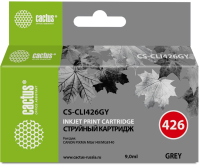 Картридж струйный Cactus CS-CLI426GY CLI-426GY серый (9мл) для Canon Pixma MG6140/MG8140 с чипом