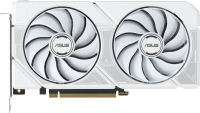 Видеокарта Asus PCI-E 5.0 DUAL-RTX5060TI-O16G-WHITE NVIDIA GeForce RTX 5060TI 16Gb 128bit GDDR7 2602/28000 HDMIx1 DPx3 HDCP Ret