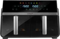Аэрогриль Vitek VT-AF1001 10л 2200Вт черный/серебристый