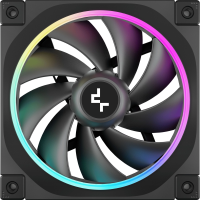 Вентилятор для корпуса Deepcool FL12 ARGB 120х120x25 черный 4-pin 32дБ (R-FL12-BKAPN1-G) Ret
