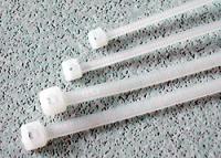 Стяжка эластомерная Hyperline GT-370IC 370x3.6мм (упак:100шт) полиамид универсальный белый