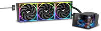 Система водяного охлаждения Thermaltake MAGCurve 360 Ultra ARGB Soc-AM5/AM4/1200/1700/1851 черный 4-pin 32.8-35.1dB Al LCD Ret (CL-W453- PL12SW-A)
