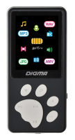 Плеер Hi-Fi Flash Digma S4 8Gb черный/серый/1.8"/FM/microSDHC