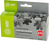 Картридж струйный Cactus CS-PGI470XLBK PGI-470XLBK черный пигментный (21.4мл) для Canon Pixma MG5740/MG6840/MG7740/TS5040/6040/8040/9040 с чипом