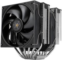 Устройство охлаждения(кулер) Thermalright Royal Pretor 130 Soc-AM5/AM4/1200/1700/1851 серебристый/черный 4-pin 29.4dB Al+Cu Ret (RP130)
