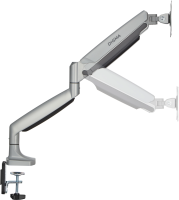 Кронштейн для мониторов ЖК Digma D-MM301 серый 17"-45" макс.15кг крепление к столешнице поворот и наклон