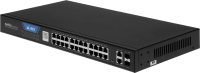 Коммутатор Netis ST228GPR-2G2S (L2) 26x1Гбит/с 2SFP 24PoE 375W настраиваемый