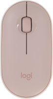 Мышь Logitech Pebble M350 розовый оптическая 1000dpi беспров. BT USB 2but (910-005575)