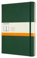 Блокнот Moleskine CLASSIC QP090K15 XLarge 190х250мм 192стр. линейка твердая обложка зеленый