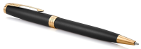 Ручка шариков. Parker Sonnet Core K528 (1931519) Matte Black GT M черн. черн. подар.кор.