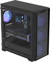 Корпус Formula Air Power GX600 Plus черный без БП ATX 7x120mm 5x140mm 2xUSB3.0 audio bott PSU