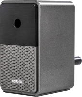 Точилка для карандашей механическая Deli 71160Black 1 отверстие пластик черный