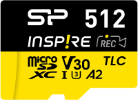 Флеш карта microSDXC 512GB Silicon Power SP512GBSTXLA2V1N Inspire V10 A2 w/o adapter