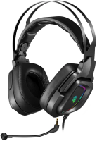 Наушники с микрофоном A4Tech Bloody G570 черный/серый 2м мониторные USB оголовье (G570 (BLACK+GREY) USB)